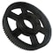 B&B Manufacturing QD90-14M-55, Timing Pulley, Cast Iron, Black Oxide,  QD90-14M-55 - alternate 1